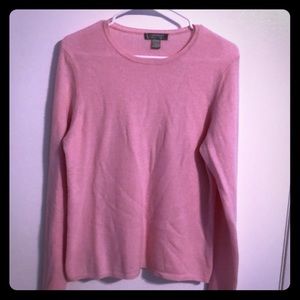 Charter Club Pink Cashmere Sweater - L